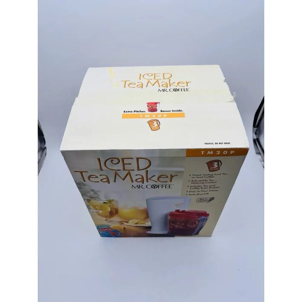 Vintage Mr. Coffee Iced Tea Maker 3 Quart-TM20P-New in Open Box